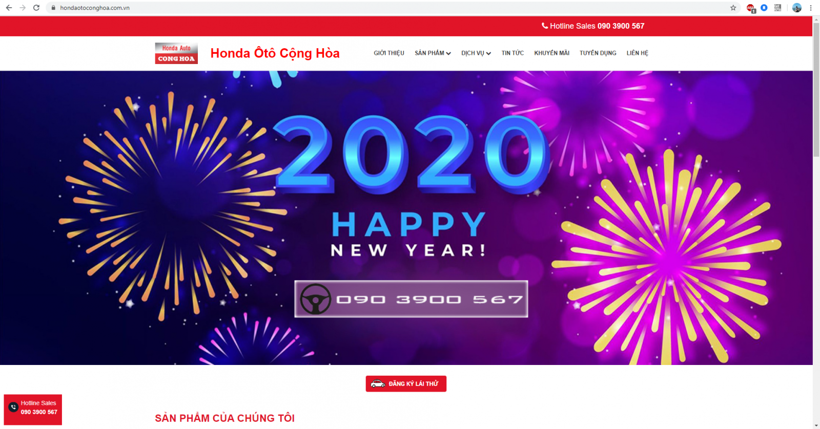 Nắm thông tin từ Website đại lý