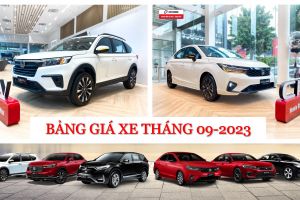 Bảng Giá Xe Honda & Khuyến Mãi Tháng 09/2023 | Honda Ôtô Sài Gòn - Cộng Hòa
