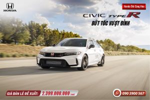Honda Việt Nam công bố giá bán chính thức của Honda Civic Type R thế hệ thứ sáu - Honda Ôtô Cộng Hòa