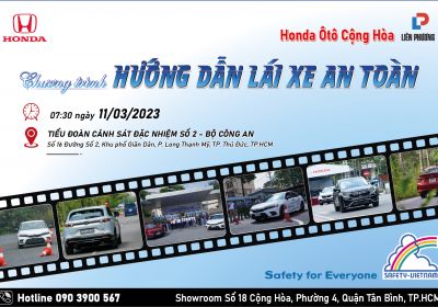 Honda Ôtô Cộng Hòa triển khai Chương trình tập huấn LÁI XE AN TOÀN | Tháng 03-2023
