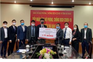 Honda Việt Nam chung tay hỗ trợ đẩy lùi dịch bệnh COVID-19 tại Hà Nam