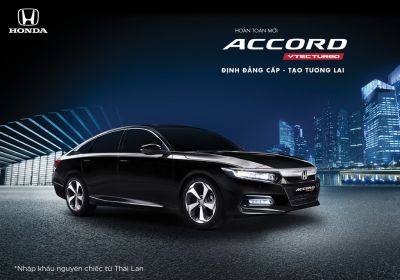 Honda Accord hoàn toàn mới “Định đẳng cấp – Tạo tương lai”