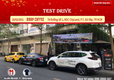 Lái thử xe ô tô Honda tại Gò Vấp (20/02/2021)